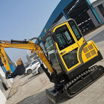 Κίνα Φτηνές μίνι εκσκαφέας κήπου μικρού Digger 3000kgs με χάλυβα κομμάτι προς πώληση